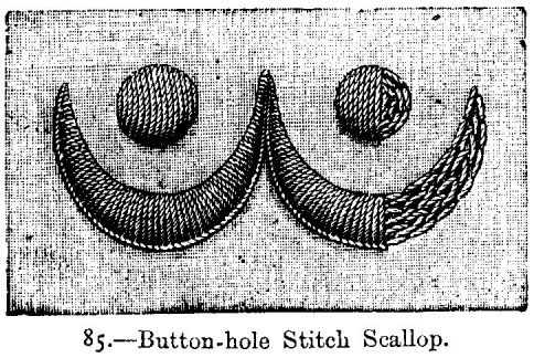 Button-hole Stitch Scallop.
