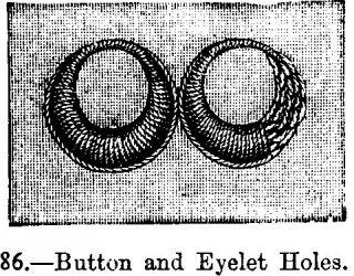 Button and Eyelet Holes.