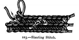 Slanting Stitch.
