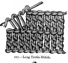 Long Treble Stitch.
