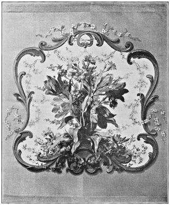 CHAIR OF TAPESTRY. STYLE OF LOUIS XV