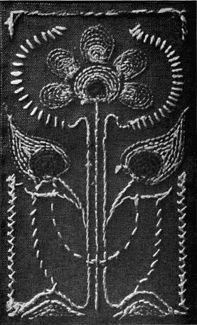 18. CHAIN-STITCH SAMPLER (BACK)