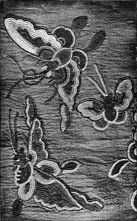 53. COUCHING IN LOOPED THREADS