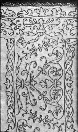 90. SIMPLE COUCHING ON LINEN